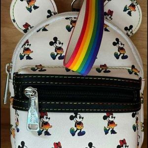 Mini mouse wristlet hand bag